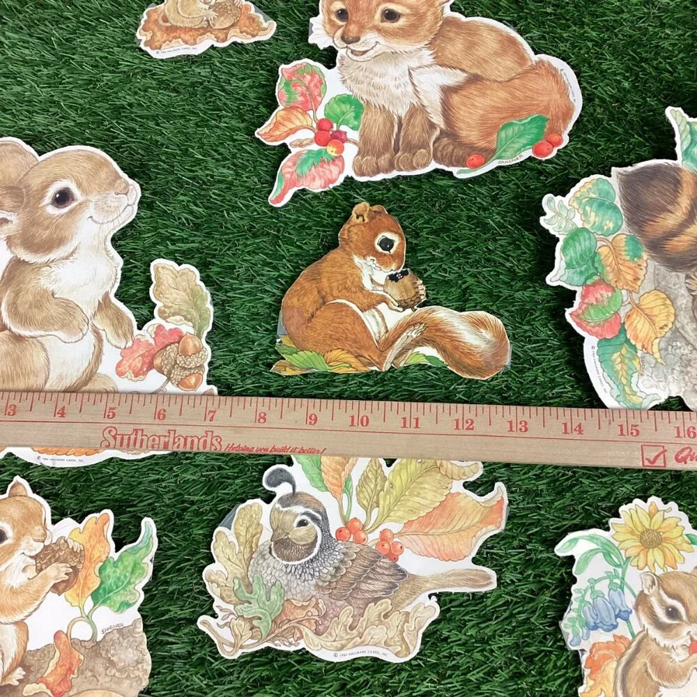 Vintage Easter Spring Window Card Art